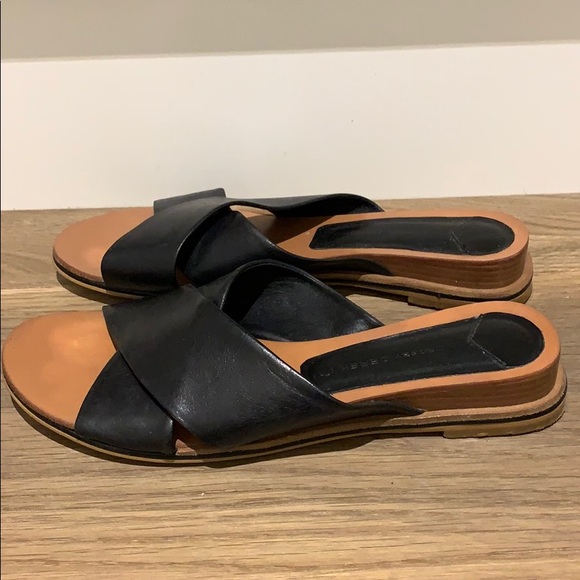 Derek Lam summer leather cross over sandals - Picture 3 of 6